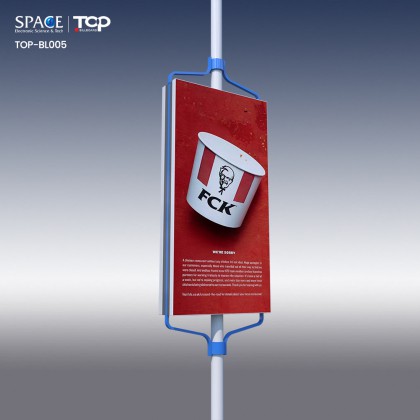 戶外廣告太陽能燈柱標志路側(cè)燈箱