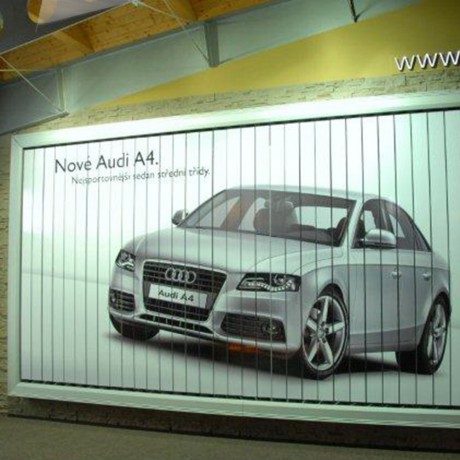 戶外防水墻面廣告牌棱鏡三面廣告牌結構