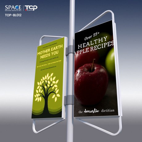 桿上海報廣告戶外雙面廣告板