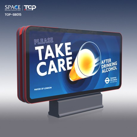 落地廣告展示鋁合金雙面滾動廣告LED燈箱