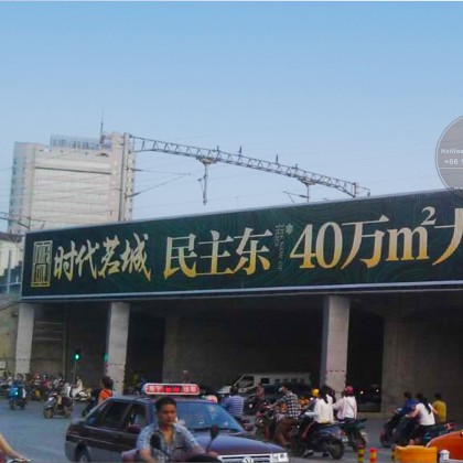 **價格廣告街桿結構立體展示